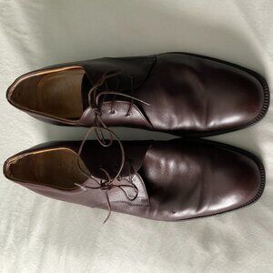 Salvatore Ferragamo Mens Brown Dress Shoe Lace 13D